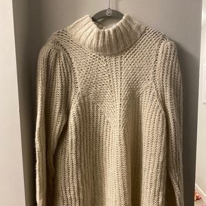 Cream sweater with tiny specks